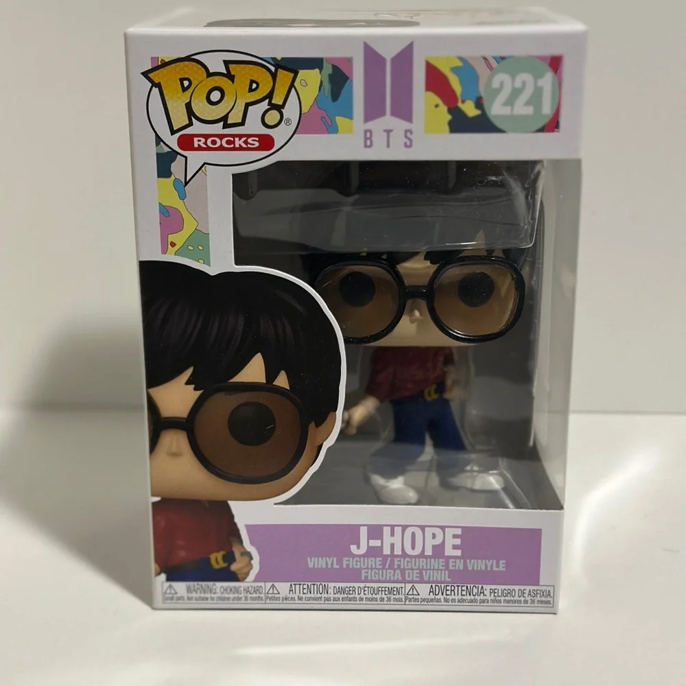Funko Pop! Rocks J-Hope Vinyl Figure with Black and Brown Accents - Picture 1 of 2